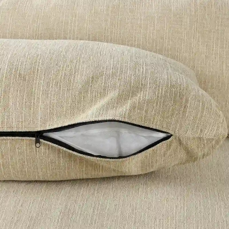 Canapé d'angle 128 pouces Cloud Sofa en chenille