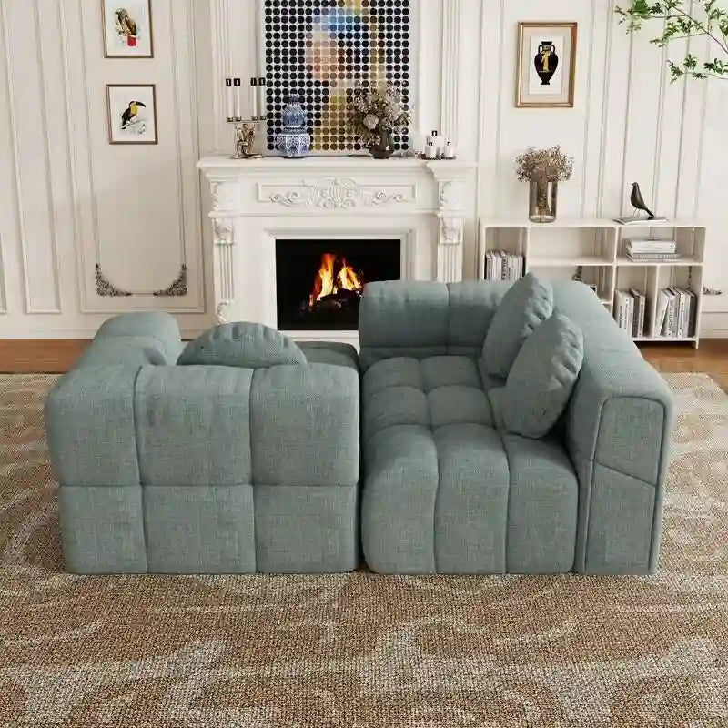 Canapé modulaire en L 103, combinaison libre (orientation gauche et droite)