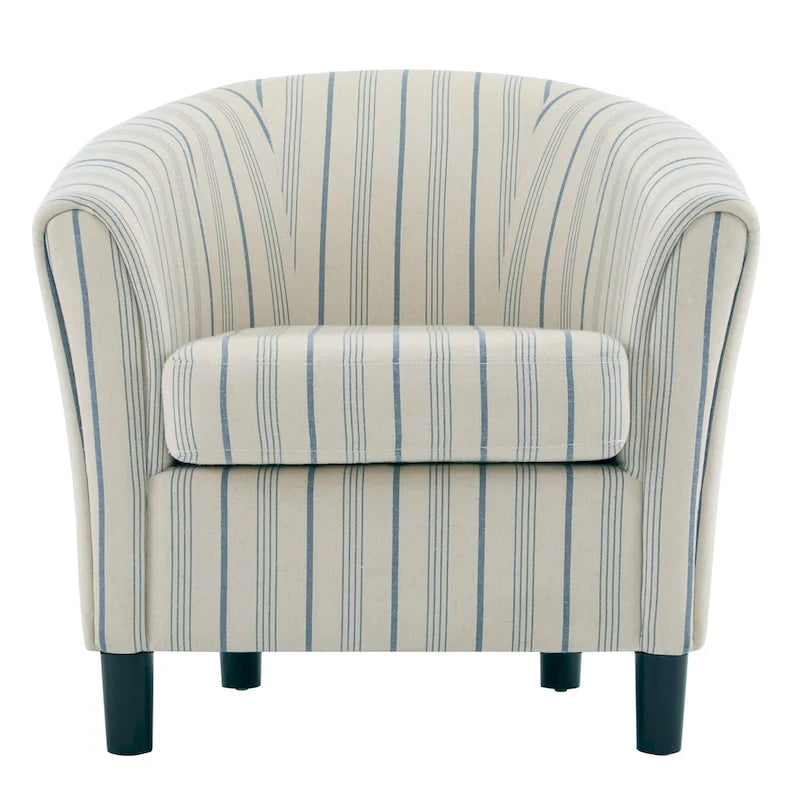Fauteuil club Napoli en cuir reconstitué style transitionnel par Christopher Knight Home