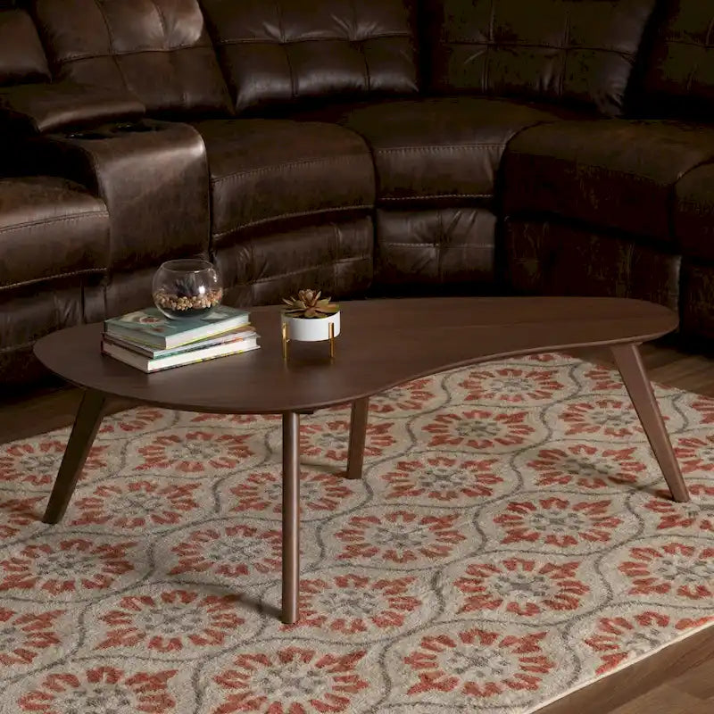 Table basse Carson Carrington Battrask finition noyer