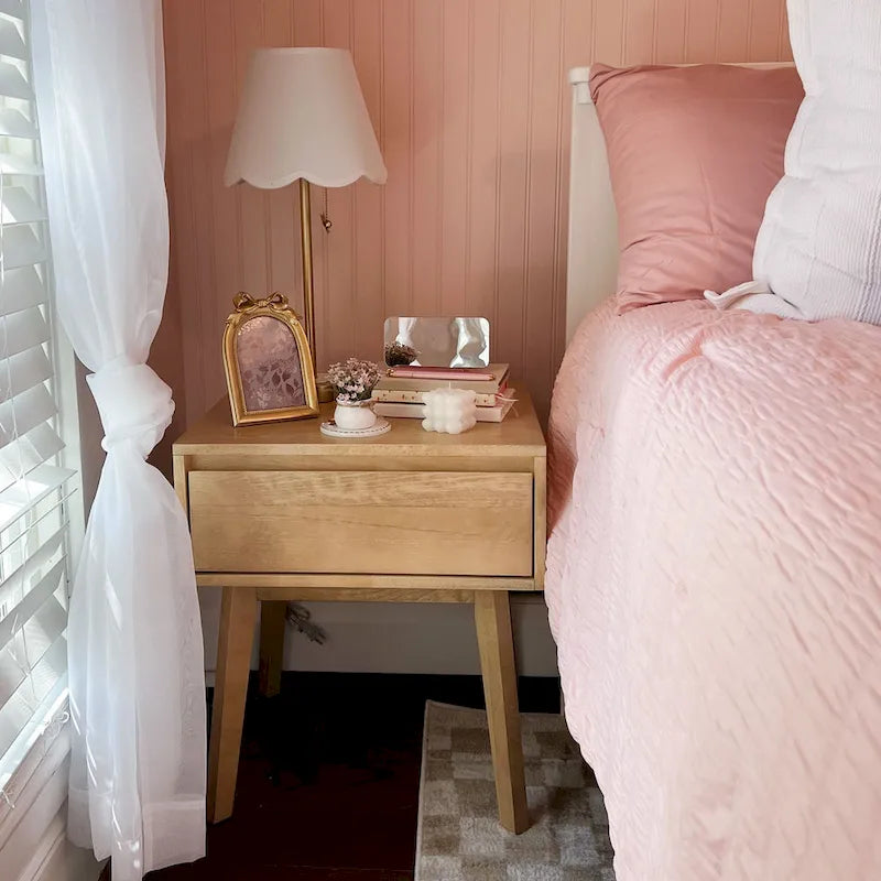 Table de chevet scandinave Max and Lily avec tiroir