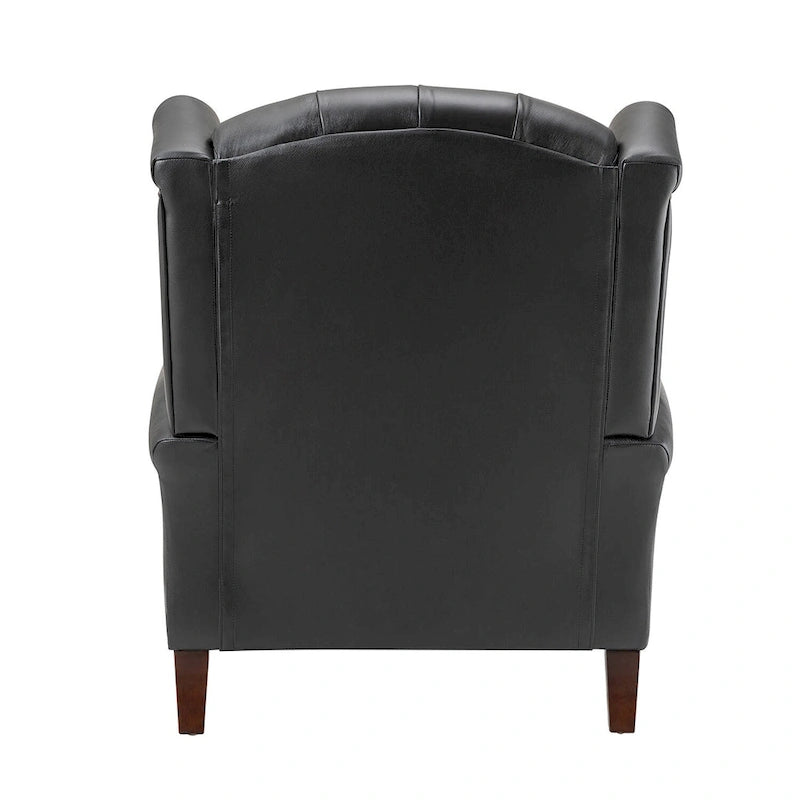 Fauteuil Alex Classic en cuir avec garniture cloutée par HULALA HOME
