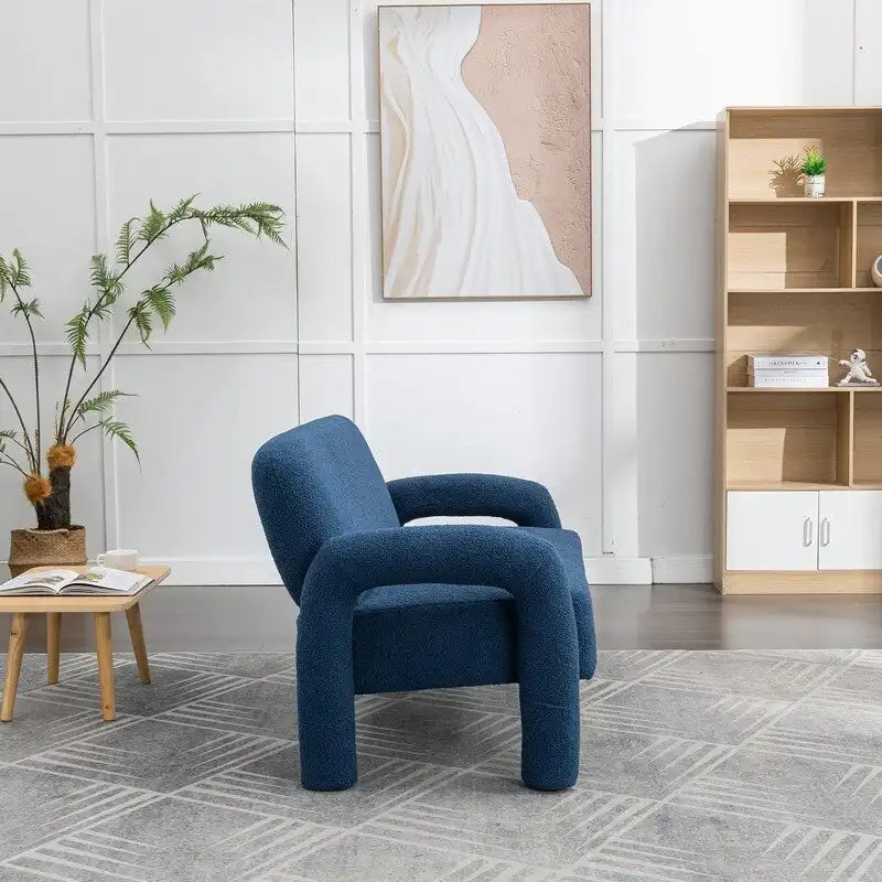 Canapé SEYNAR Mid-Century Modern Boucle 51 en bois massif incurvé